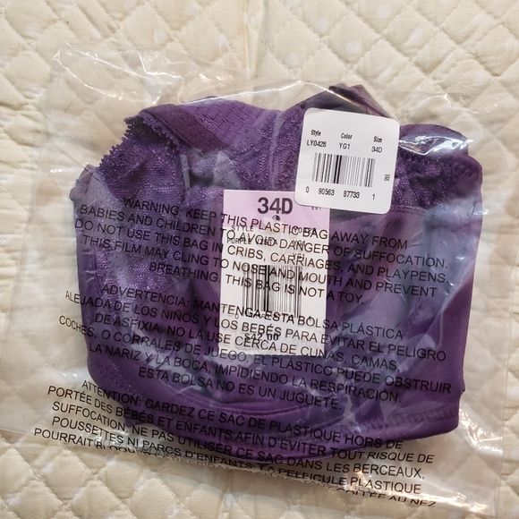 NWT Lilyette Comfort Lace Minimizer Bra - Sz 34D US - Picture 5 of 6
